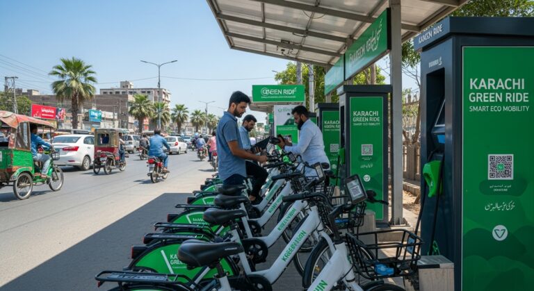 Karachi’s Green Wheels: E-Bikes and Smart Transport Shaping Pakistan’s Urban Future