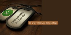 Do Army Reserves Get Dog Tags?