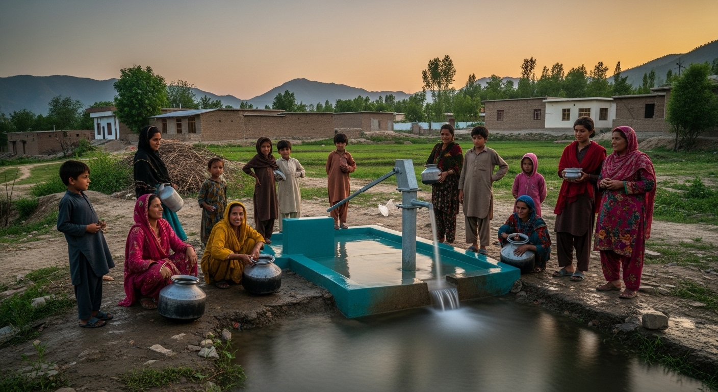 Fresh Water Discovered in Muzaffarabad – Wave of Joy Spreads Across the Area